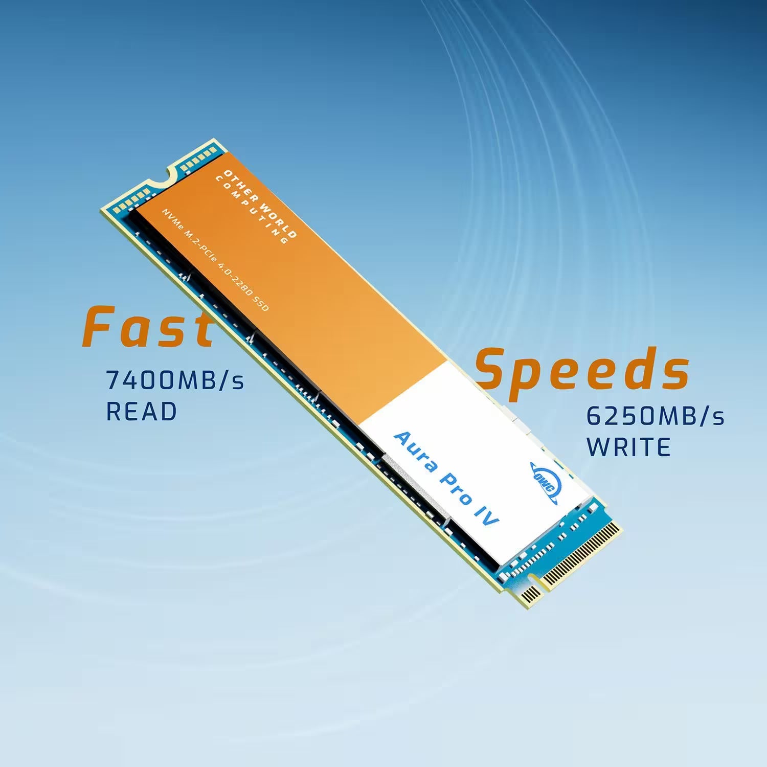 OWC Aura Ultra IV M.2 PCIe 4.0 x4 NVMe (2280) Solid state drive - SSD OWC Aura Ultra IV M.2 PCIe 4.0 x4 NVMe (2280) Solid state drive - SSD